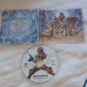 Iron Maiden CD somewhere back in time